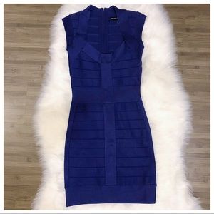 French Connection Blue Bondage Dress